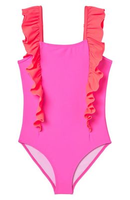 Stella Cove Kids' Ruffle One-Piece Swimsuit in Pink