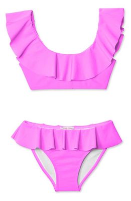 Stella Cove Kids' Ruffle Two-Piece Swimsuit in Pink