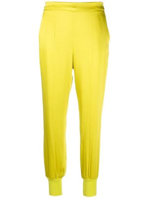 Stella McCartney acetate-cotton jogging trousers - Yellow