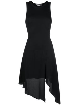 Stella McCartney asymmetric midi dress - Black