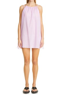 Stella McCartney Chain Detail Cover-Up Halter Dress in Orchid