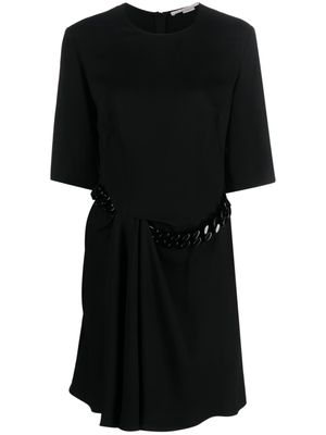 Stella McCartney chain-link detailing minidress - Black