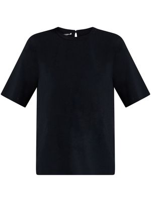 Stella McCartney compact-knit T-shirt - Black