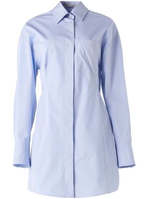 Stella McCartney cotton-poplin shirt dress - Blue