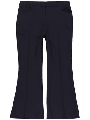 Stella McCartney cropped bootcut trousers - Blue