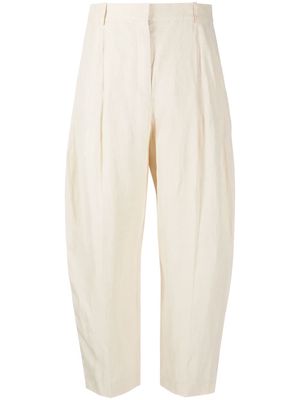 Stella McCartney cropped tailored trousers - Neutrals