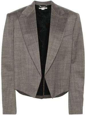 Stella McCartney cropped wool blazer - Brown