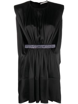 Stella McCartney cut-out belted minidress - Black