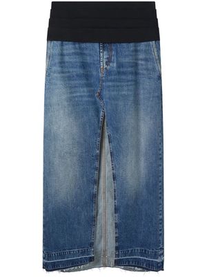 Stella McCartney denim maxi skirt - Blue