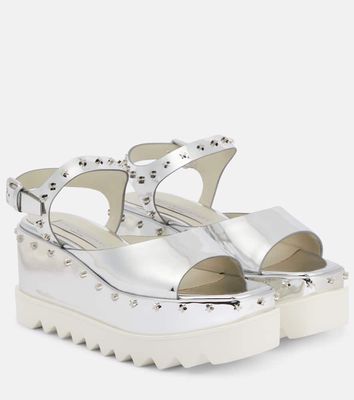 Stella McCartney Elyse embellished platform sandals