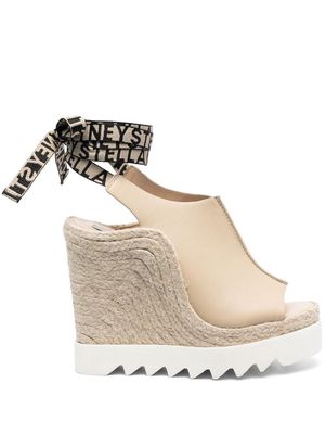 Stella McCartney espadrille-style 145mm sandals - Neutrals