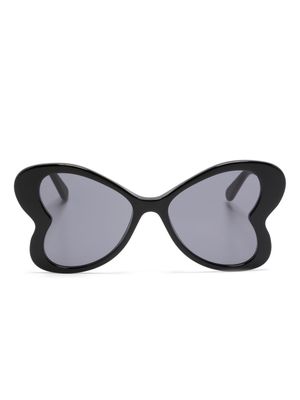 Stella McCartney Eyewear butterfly-frame sunglasses - Black