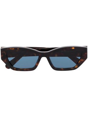 Stella McCartney Eyewear cat-eye embellished sunglasses - Brown