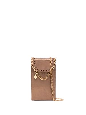 Stella McCartney Falabella crossbody phone pouch - Brown