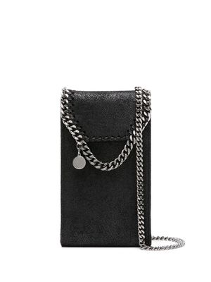 Stella McCartney Falabella logo-charm crossbody bag - Black