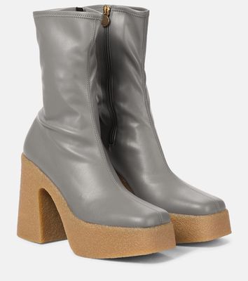 Stella McCartney Faux leather platform ankle boots