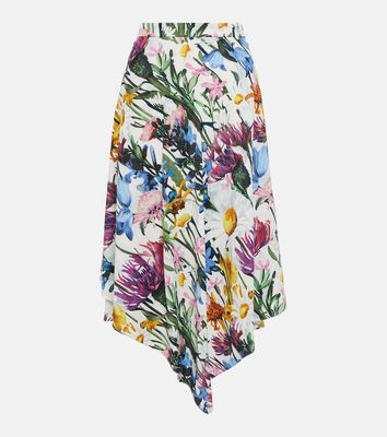 Stella McCartney Floral midi skirt