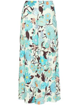 Stella McCartney floral-print skirt - Green