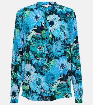 Stella McCartney Floral silk crêpe de chine blouse