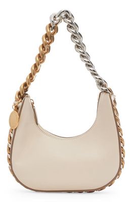 Stella McCartney Frayme Faux Leather Hobo Bag in 9000 Pure White