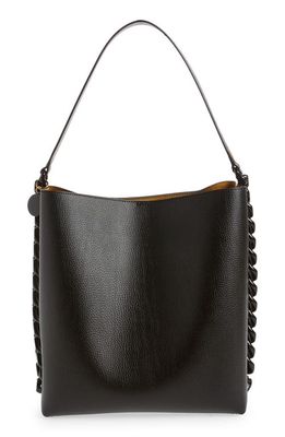 Stella McCartney Frayme Faux Leather Tote in 1000 - Black