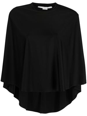 Stella McCartney high-low draped blouse - Black
