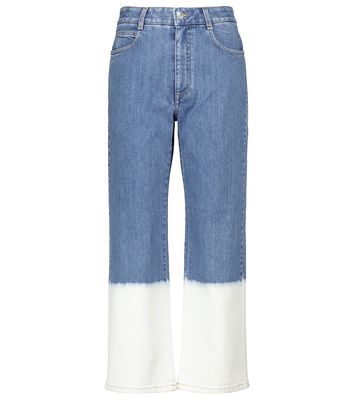 Stella McCartney High-rise cropped straight jeans