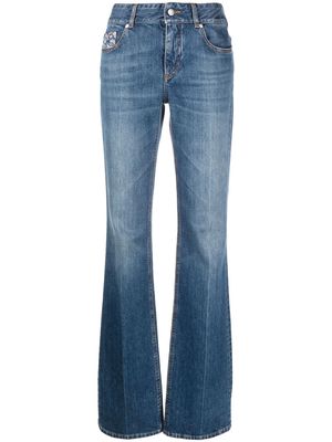 Stella McCartney high-rise straight-leg jeans - Blue