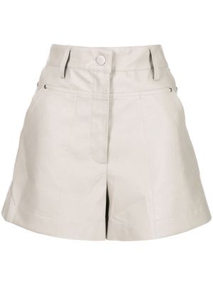Stella McCartney high-waist shorts - Grey