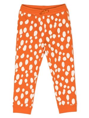 Stella McCartney Kids all-over animal-print trousers - Orange