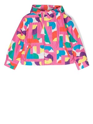 Stella McCartney Kids all-over graphic-print jacket - Pink