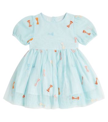 Stella McCartney Kids Baby embroidered tulle dress