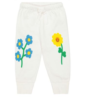 Stella McCartney Kids Baby floral cotton sweatpants