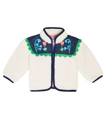Stella McCartney Kids Baby floral fleece jacket