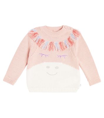 Stella McCartney Kids Baby fringed cotton sweater