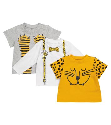 Stella McCartney Kids Baby set of 3 cotton T-shirts