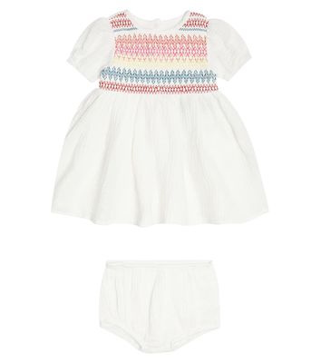 Stella McCartney Kids Baby set of cotton dress and bloomers