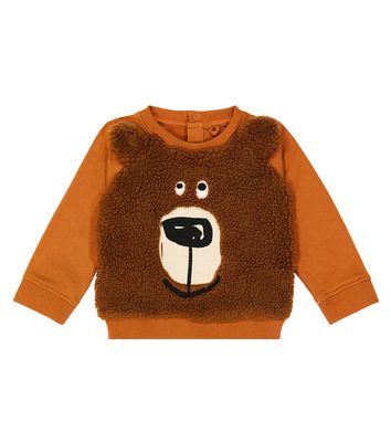 Stella McCartney Kids Baby teddy cotton jersey sweatshirt