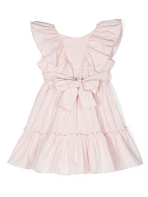 Stella McCartney Kids bow-detailed dress - Pink