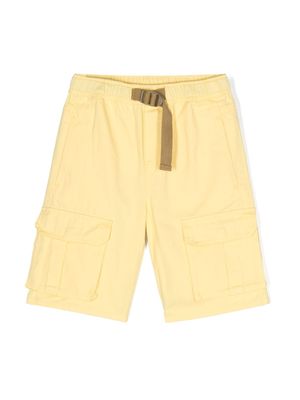 Stella McCartney Kids cotton cargo shorts - Yellow