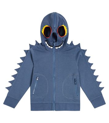 Stella McCartney Kids Cotton jersey zip-up hoodie
