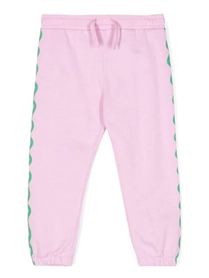 Stella McCartney Kids cotton track trousers - Pink