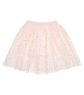 Stella McCartney Kids Crystal-embellished tulle skirt