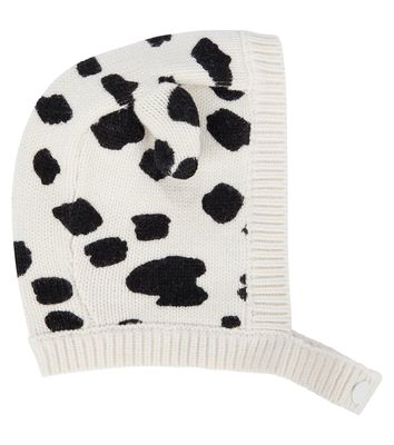 Stella McCartney Kids Dalmatian spots cotton-blend hat