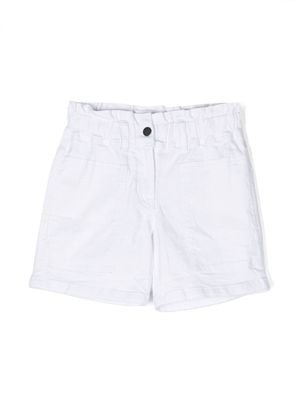 Stella McCartney Kids elasticated-waistband shorts - White