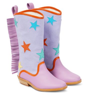 Stella McCartney Kids Embroidered cowboy boots