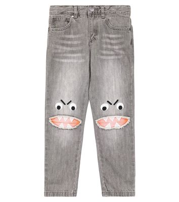 Stella McCartney Kids Embroidered slim jeans