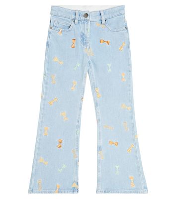 Stella McCartney Kids Embroidered straight jeans