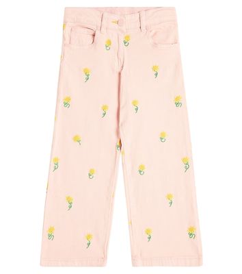 Stella McCartney Kids Floral cotton pants