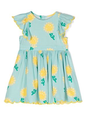 Stella McCartney Kids floral-print dress set - Blue